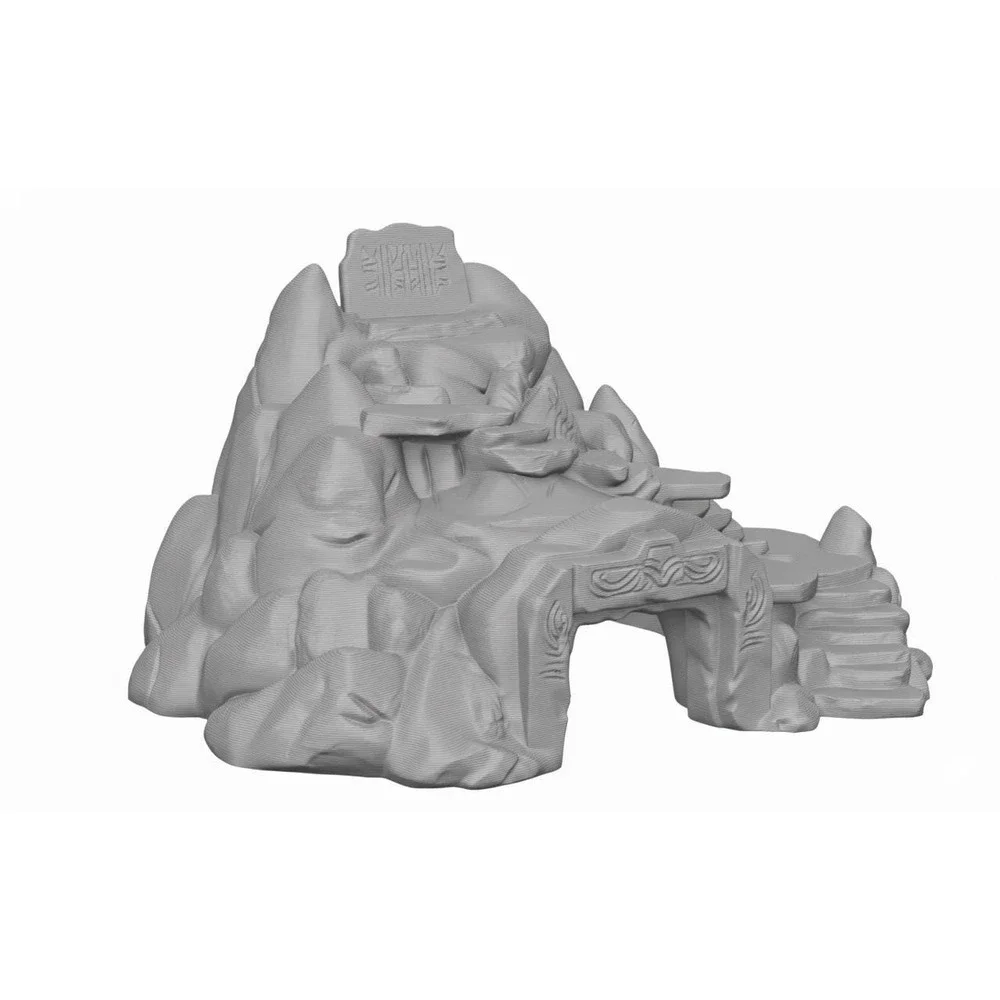 Skyrim Throat of the World Reptile Hide and Climb - 3D Printed Mountain Decor‎